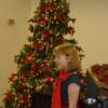 "Away in a Manger", a solo of a beautiful Christmas carol by a beautiful young lady.