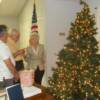...after the feast, it's time to ring in the Christmas season by decorating the Christmas tree in Fellowship Hall.